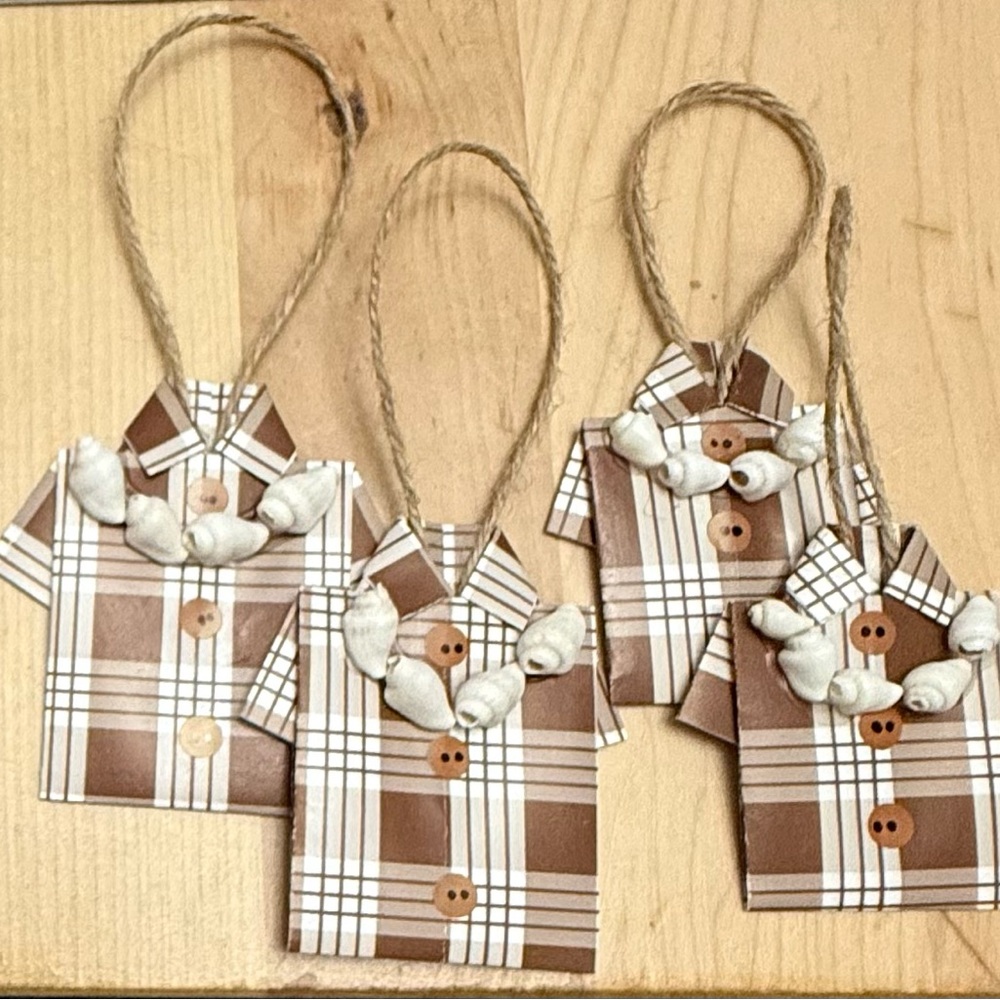 Hawaiian Palaka Print Shirt Ornaments